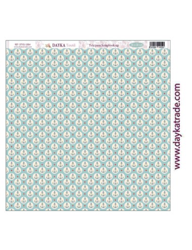 Tela para scrapbooking - fondo peces