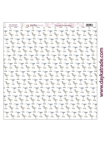 Tela para scrapbooking - gaviotas