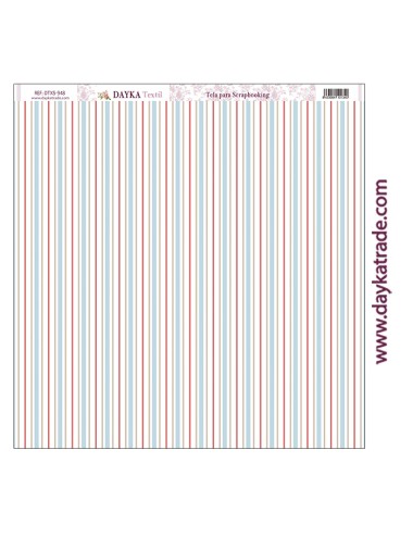 Tela para scrapbooking - rayas de colores