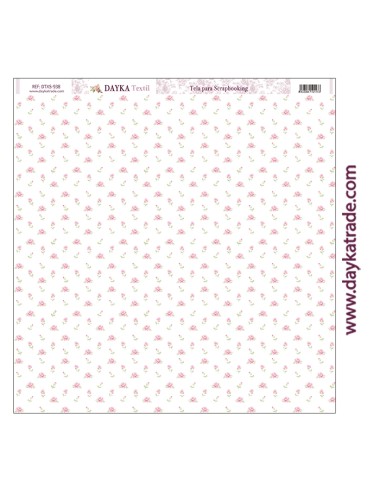 Tela para scrapbooking - rosas mini