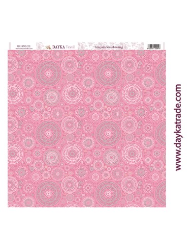 Tela para scrapbooking círculos mandalas