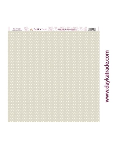Tela para scrapbooking fondo beige topos