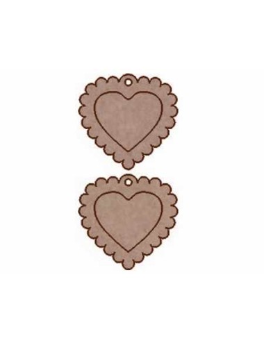 Corazón con ondas