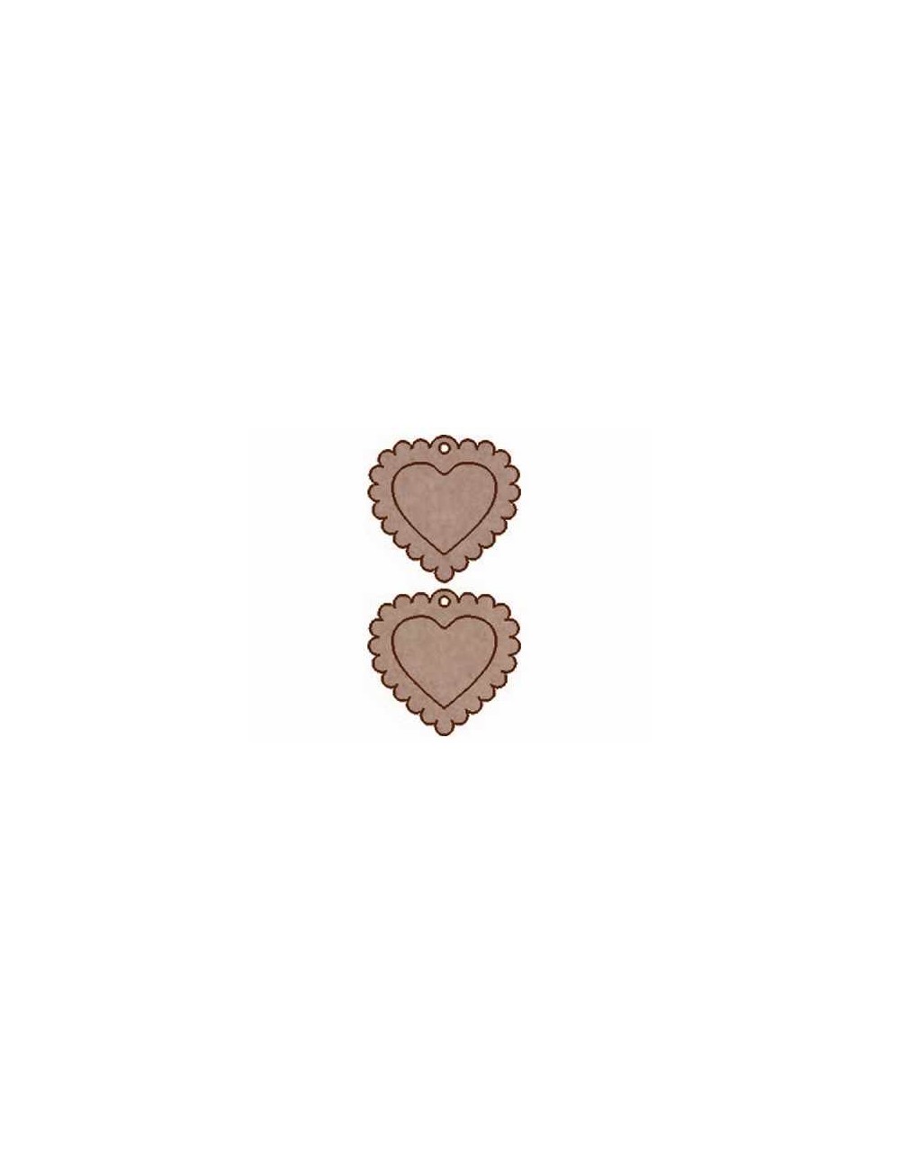 Corazón con ondas