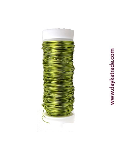 Alambre decorativo verde