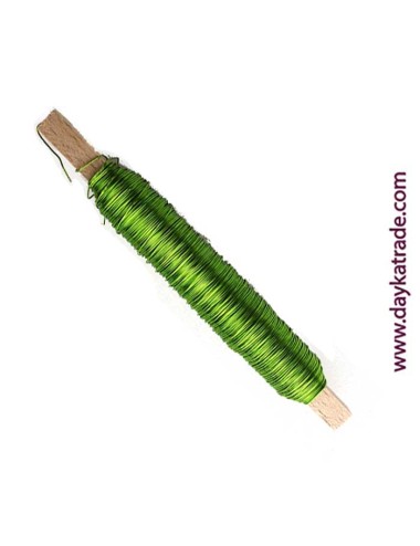 Alambre decorativo verde manzana