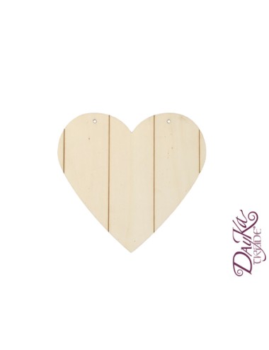 Corazón rayado