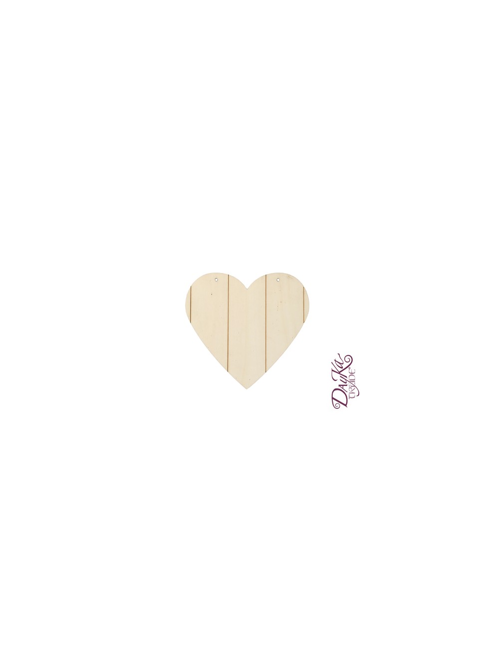 Corazón rayado