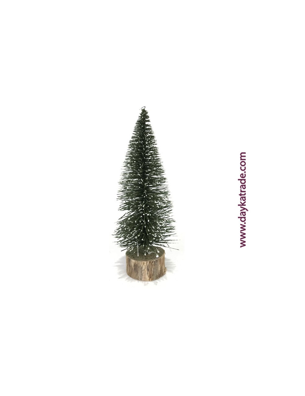 Árbol de Navidad con base tronco
