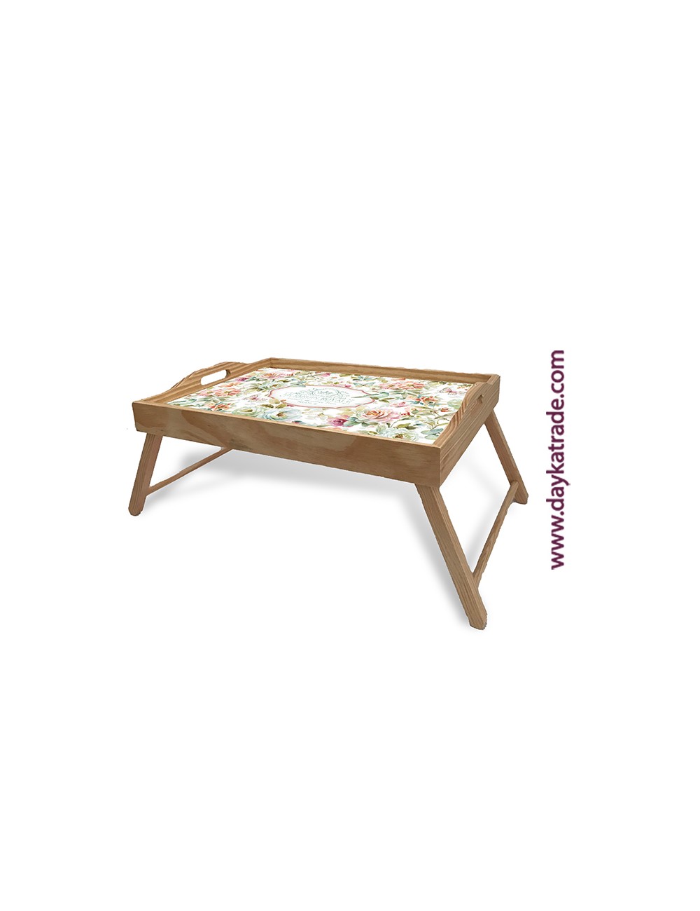 Bandeja de cama con prediseñado botanico