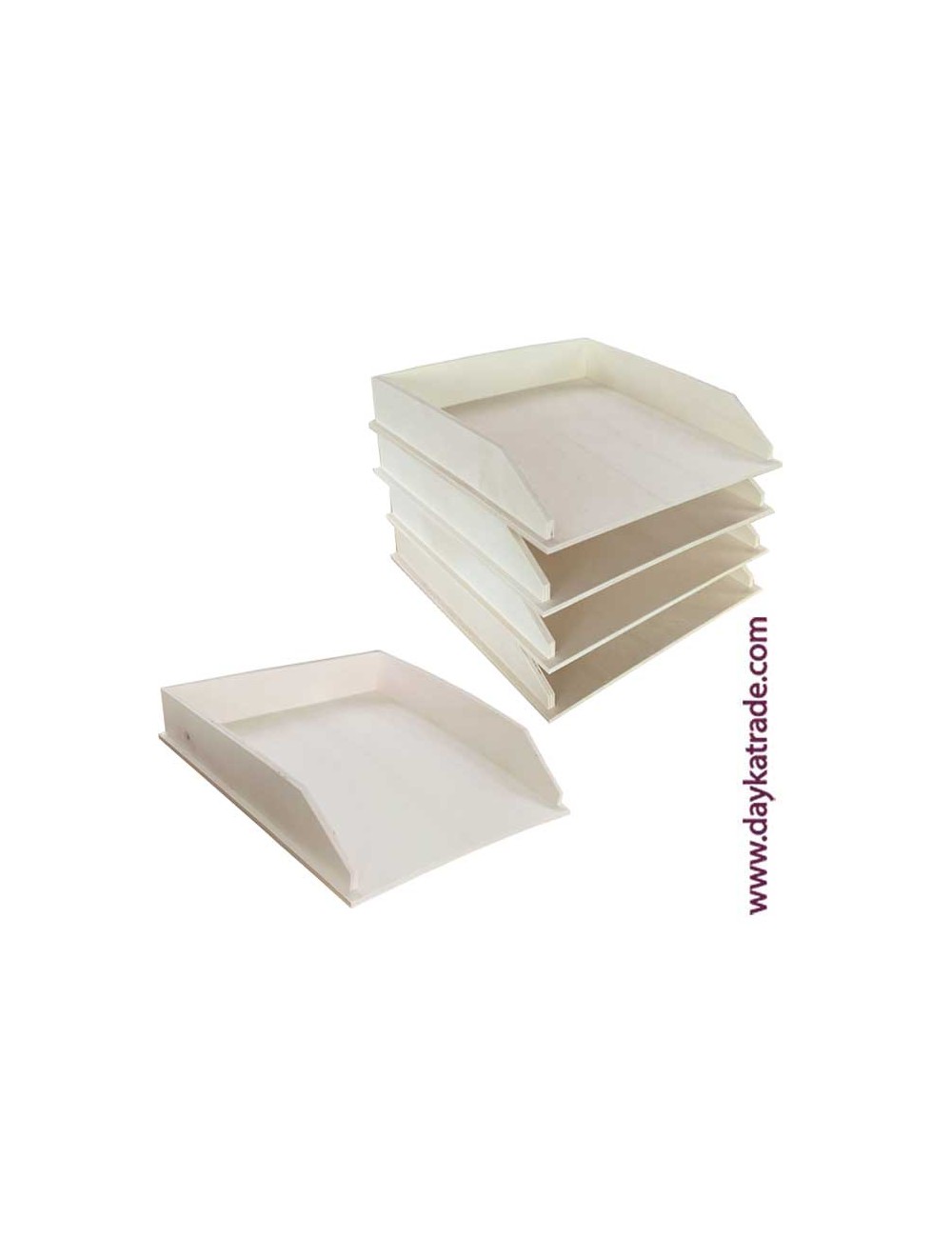 Bandeja organizadora de papeles para scrapbooking apilable