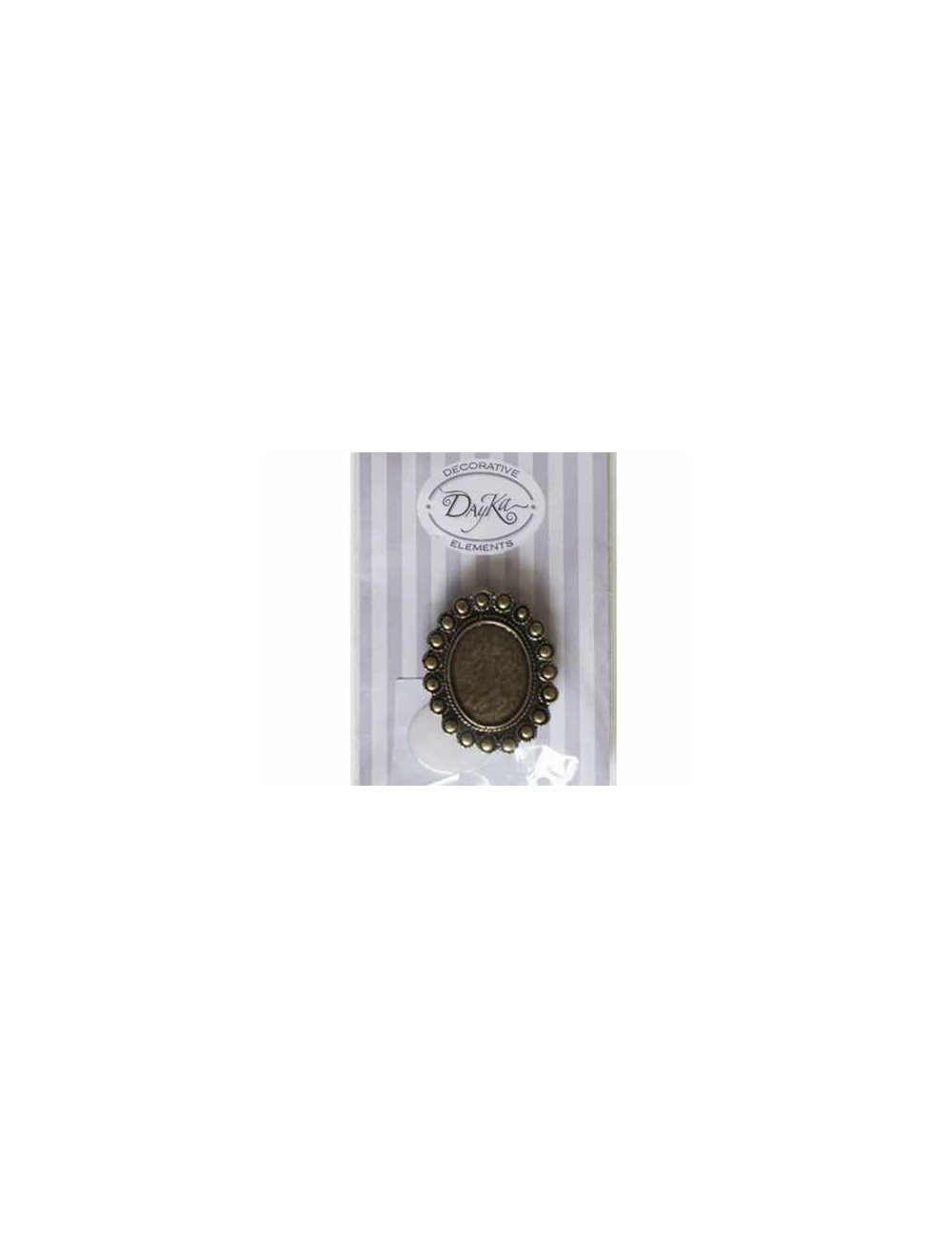 Broche rosario oro