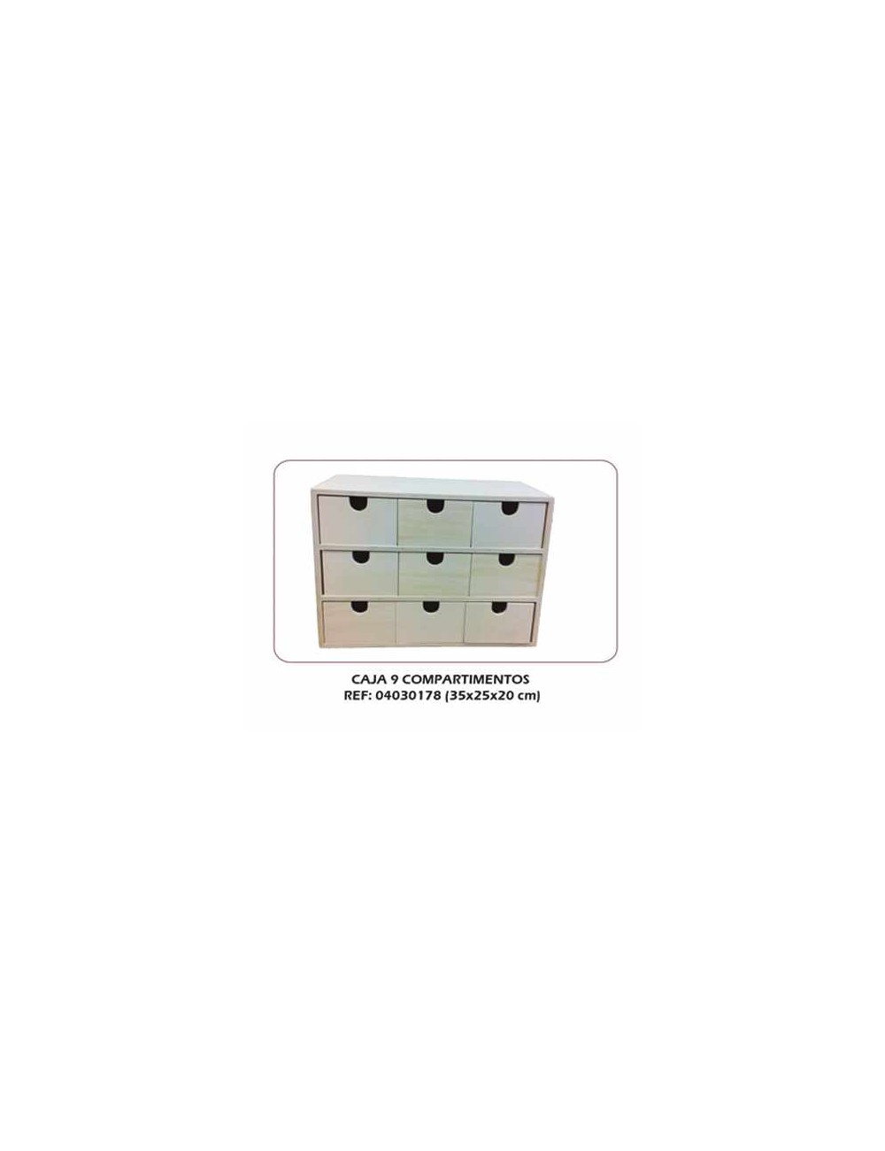 Caja 9 compartimentos