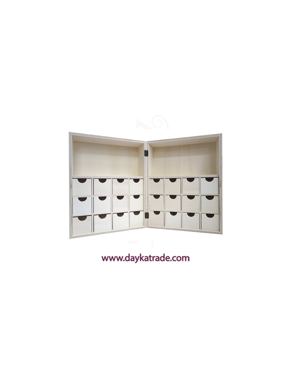 Caja armarito con 24 Cajoncitos
