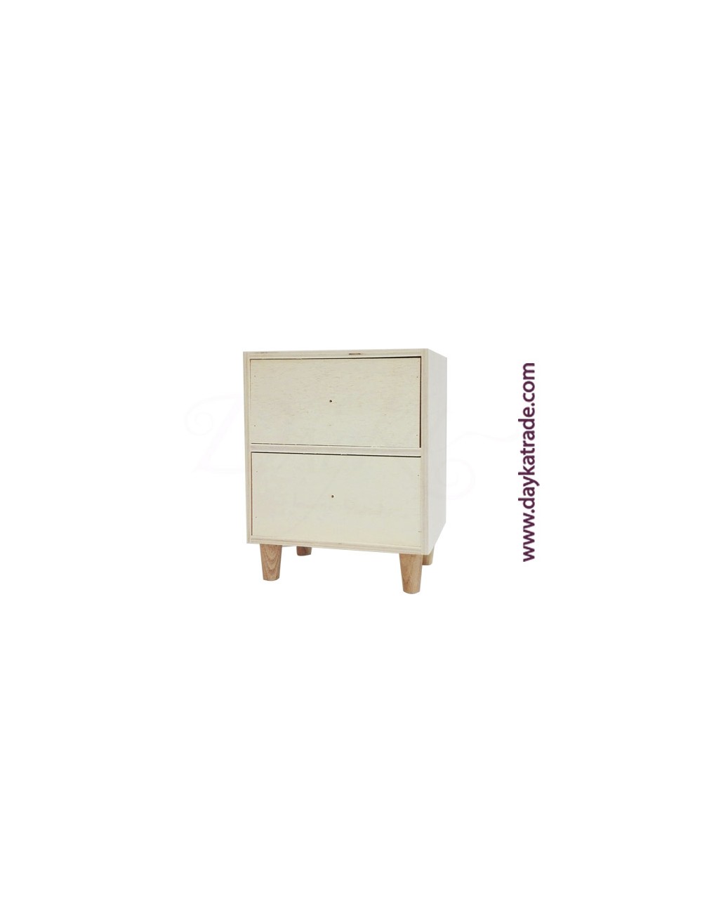 Caja con patas 2 Cajones