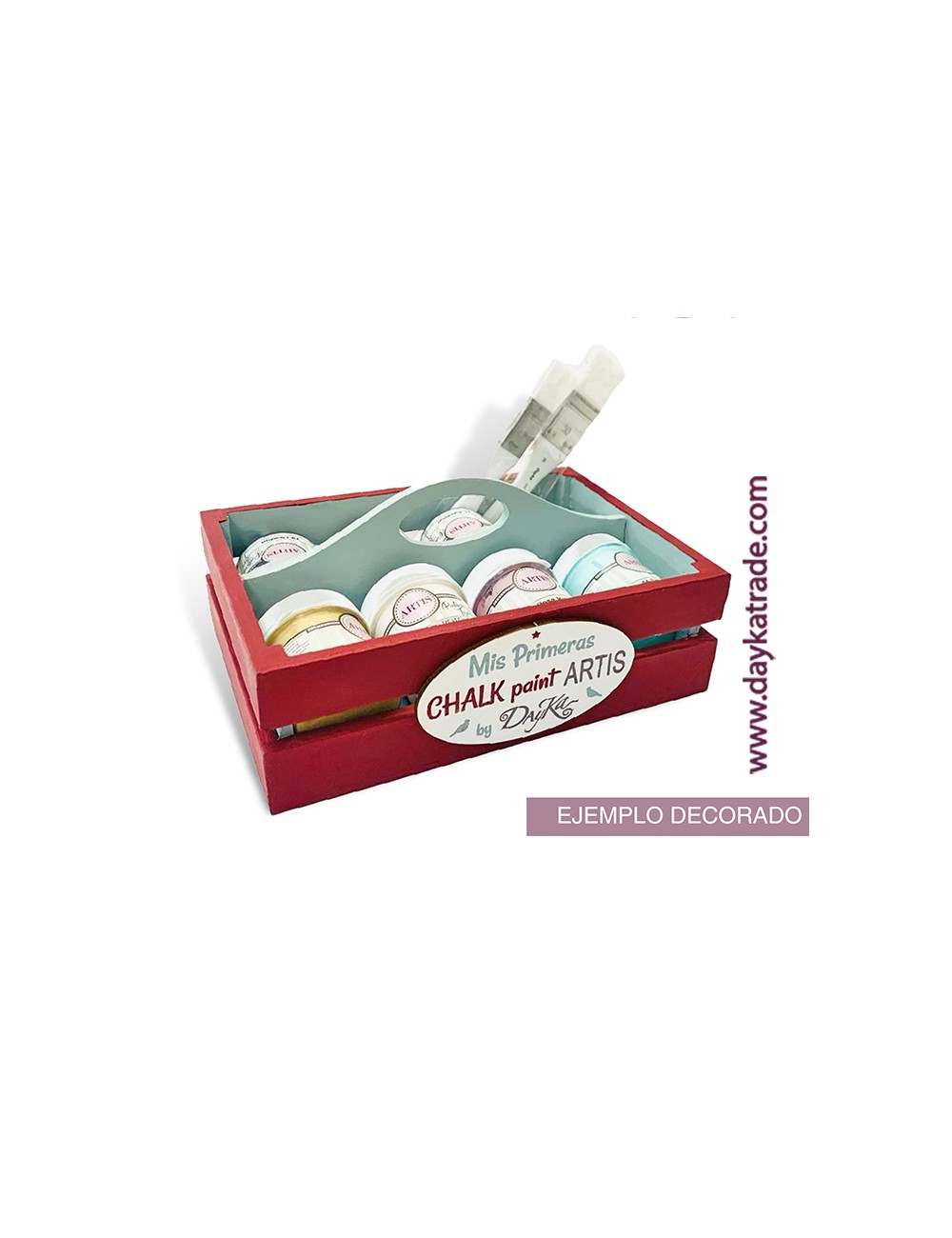 Caja de pinturas "mis primeras chalk paint" 100ml