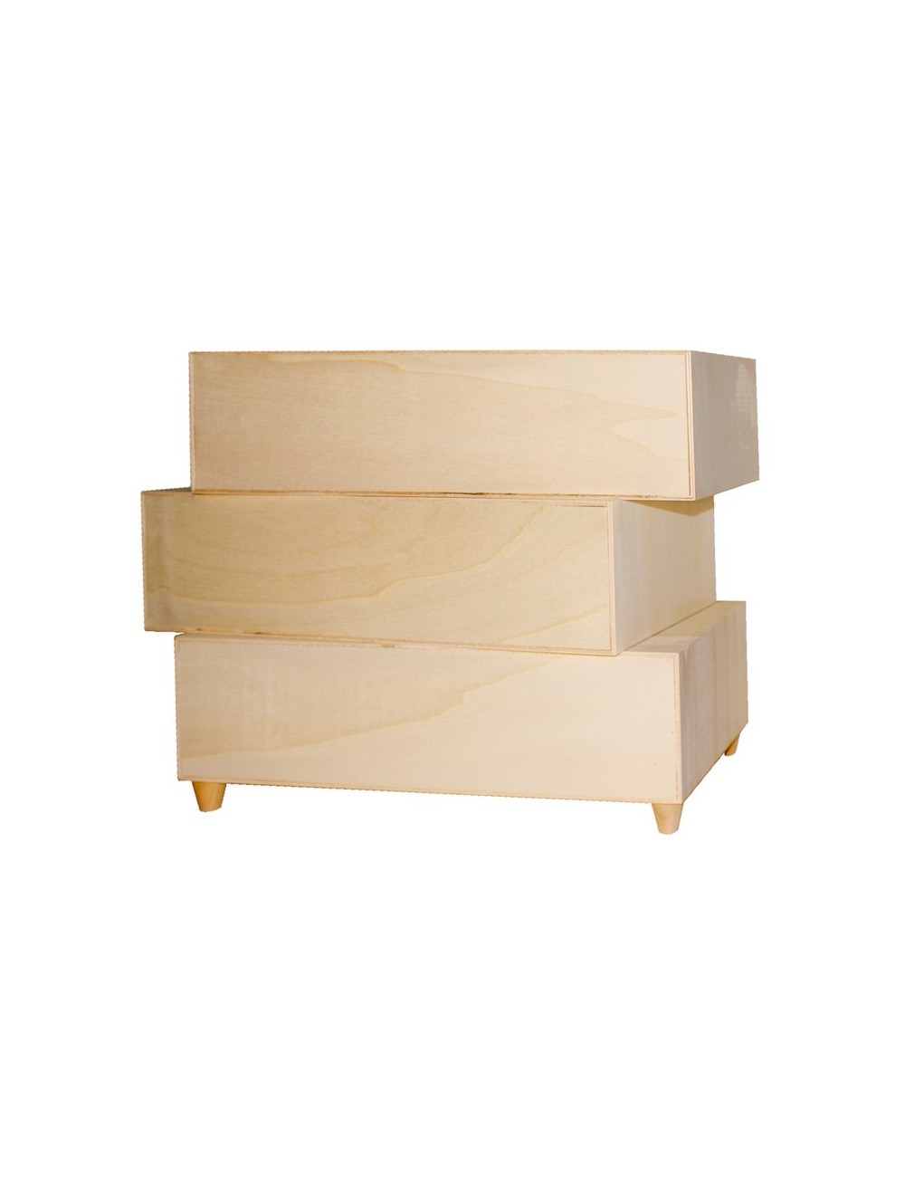 Caja desigual 3 Cajones