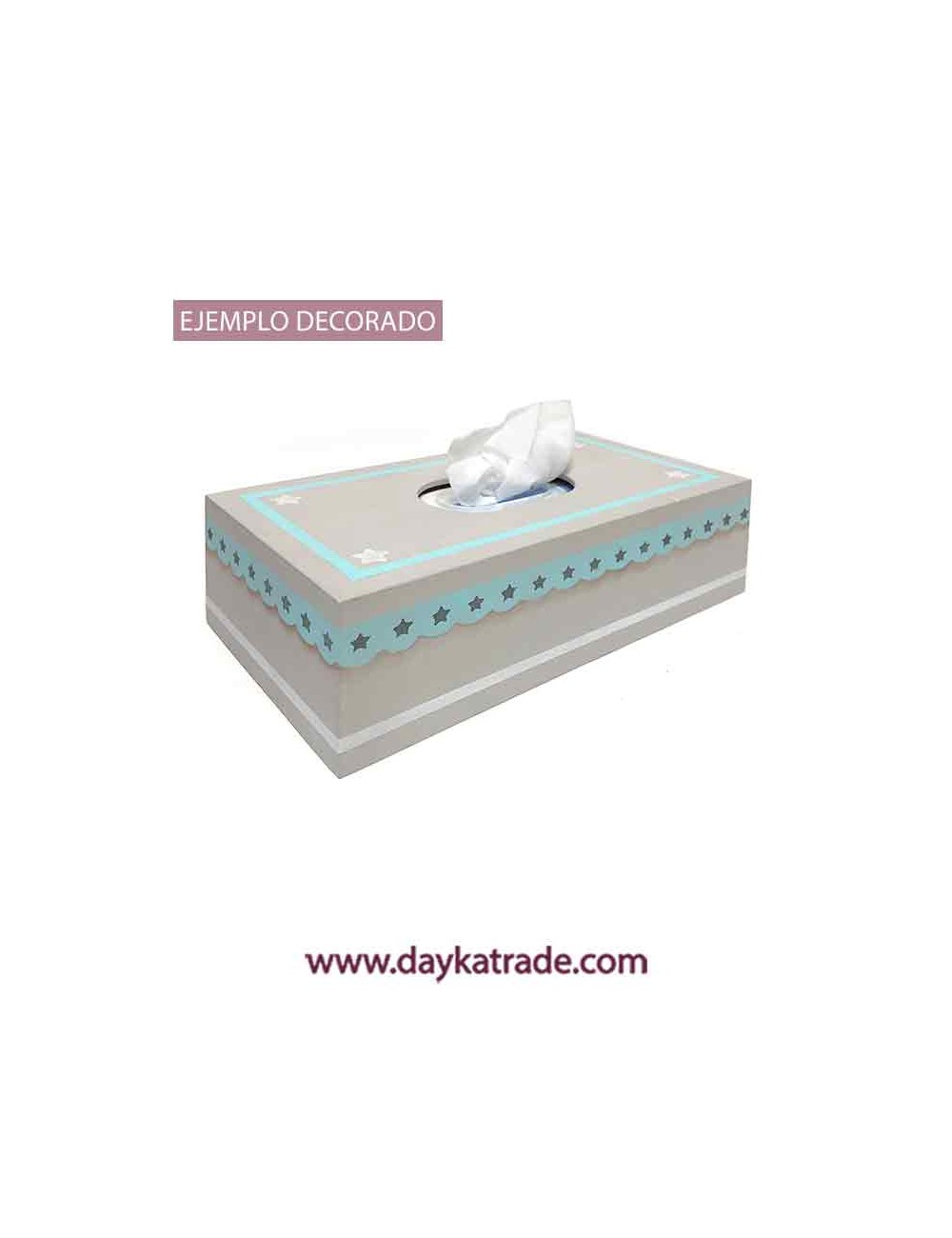 Caja dispensadora de toallitas de bebé o pañuelos