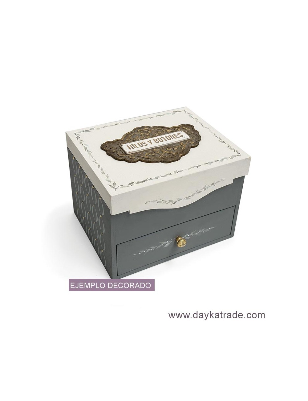 Caja solapa con Cajón