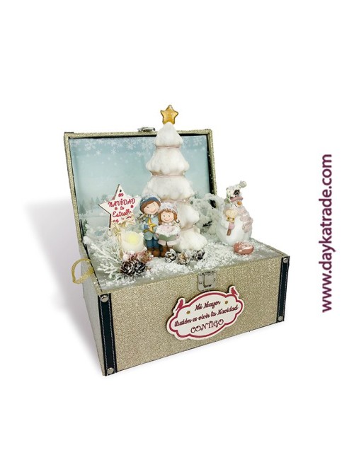 Caja sorpresa Navidad mediana