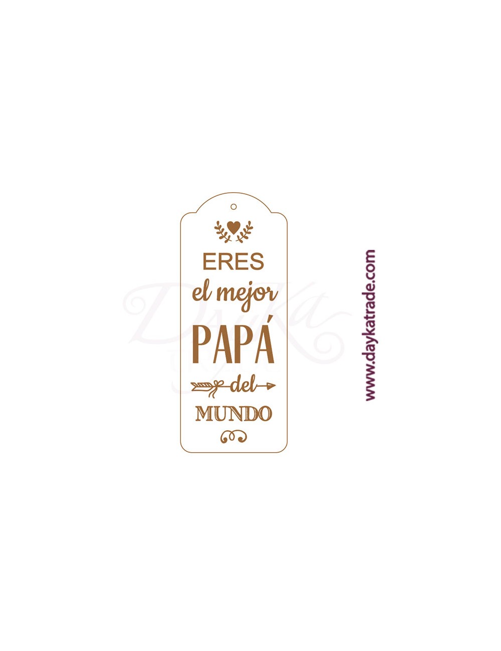 Etiqueta "eres el  mejor papá del mundo"