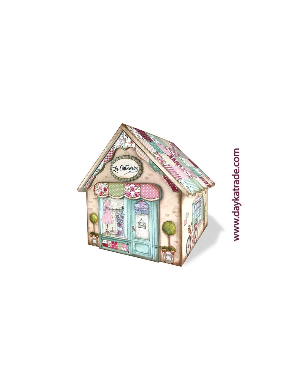 Casita costurero patchwork