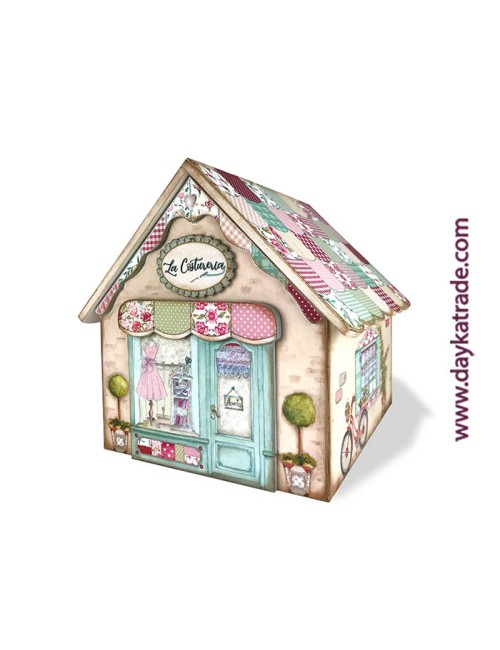 Casita costurero patchwork