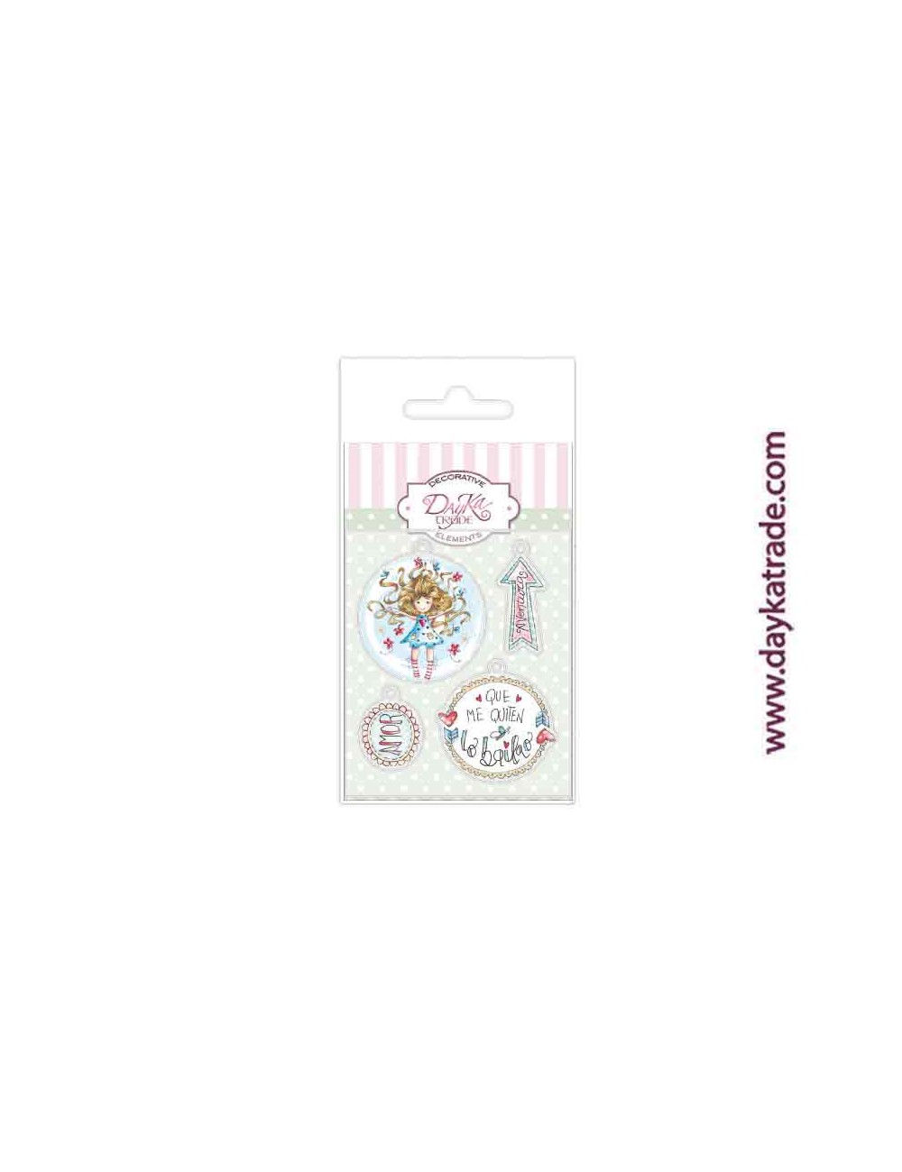 Charm de metacrilato decorativo "Que me quiten lo bailao"