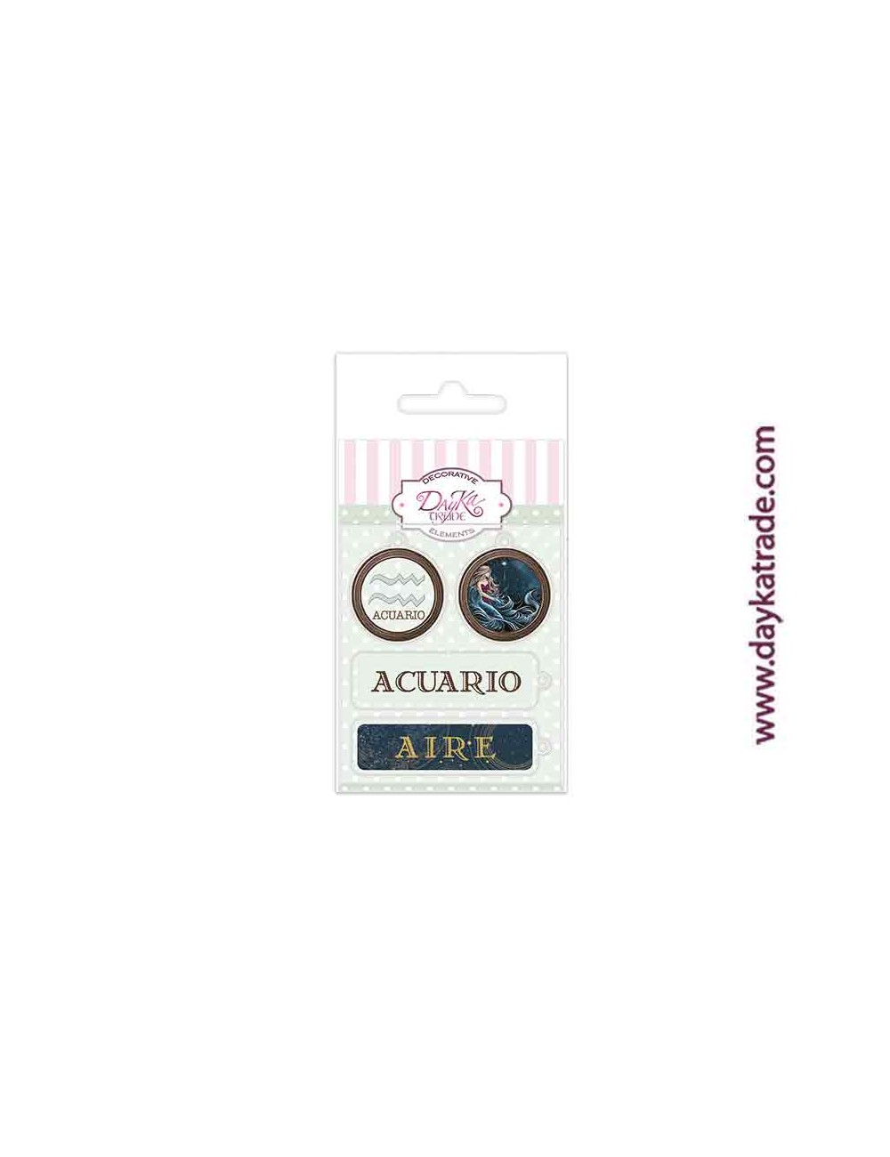Charm de metacrilato decorativo acuario
