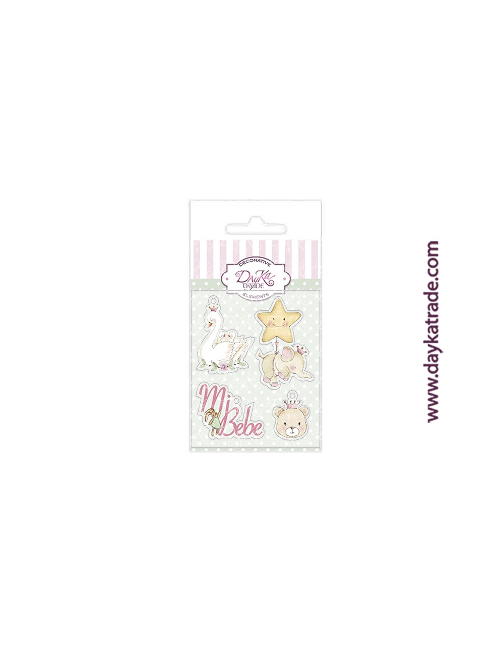 Charm de metacrilato decorativo de bebé colección "Ha nacido una estrella"