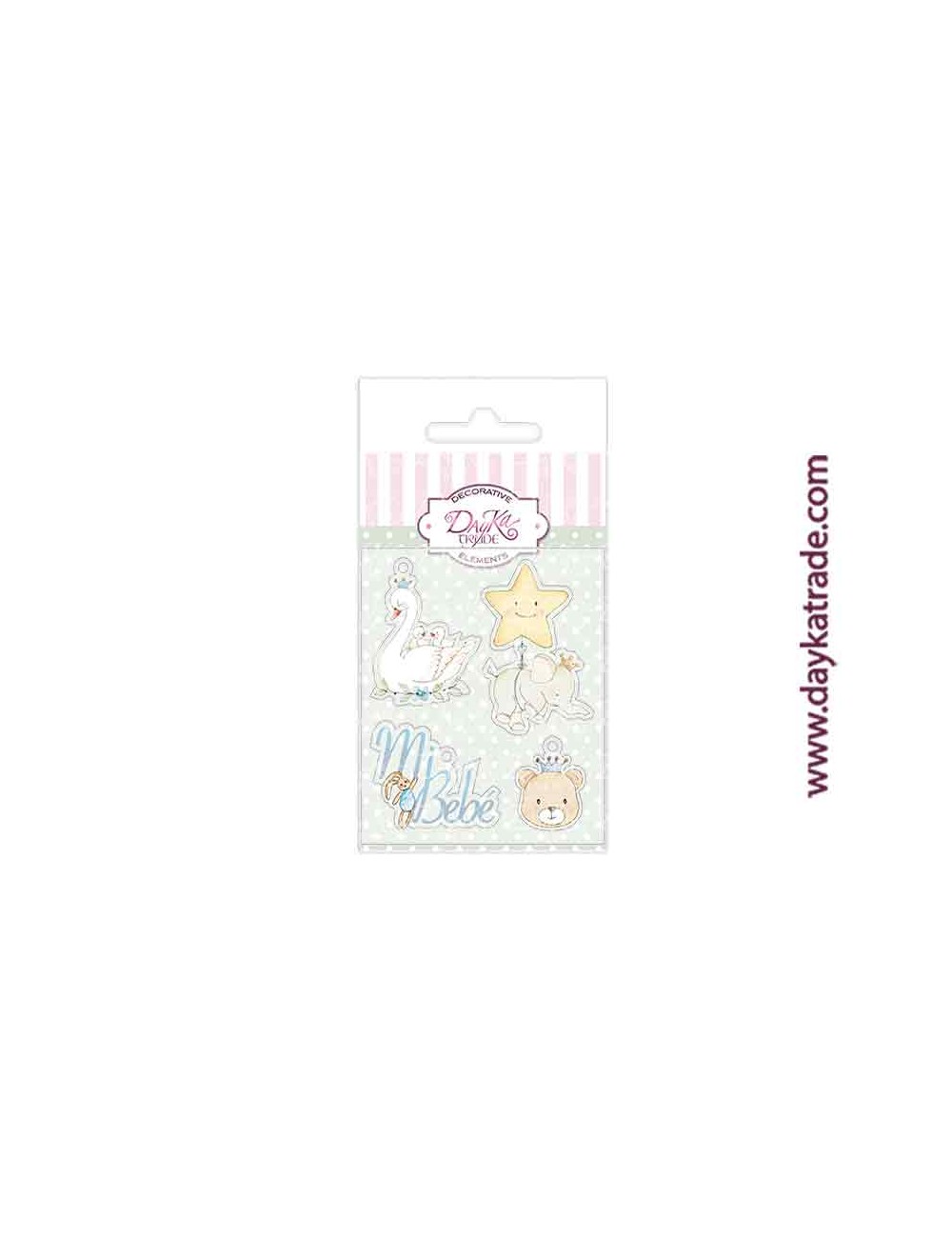 Charm de metacrilato decorativo de bebé colección "Ha nacido una estrella"