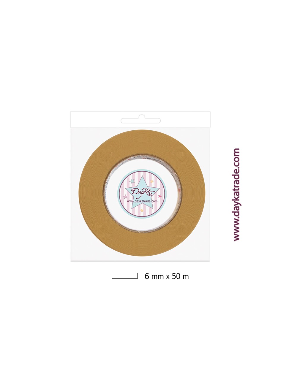Cinta adhesiva  doble cara 6 mm