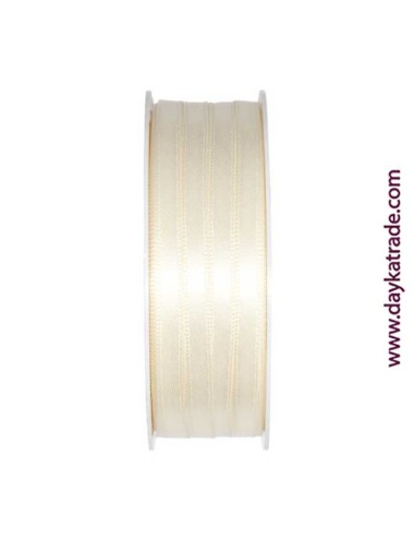 Cinta doppelsatinband crema