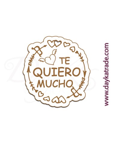 Etiqueta "te quiero mucho"