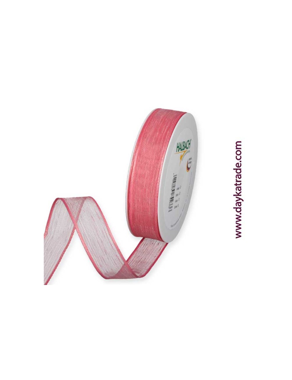 Cinta transparente rosa