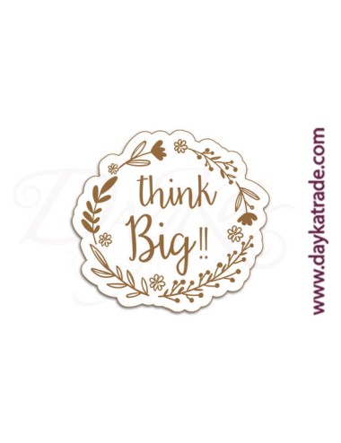 Etiqueta "think big"