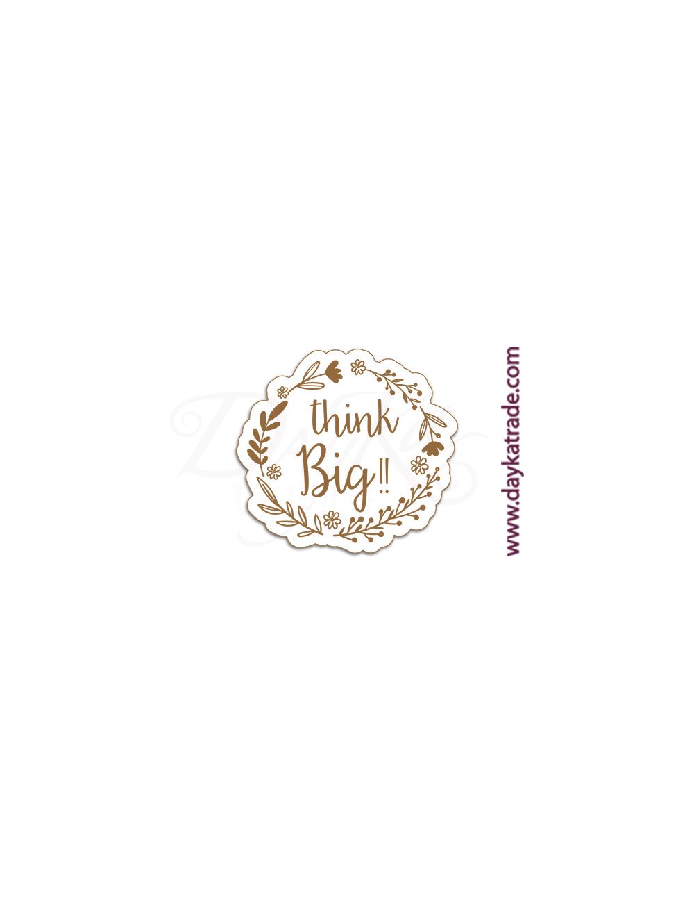 Etiqueta "think big"