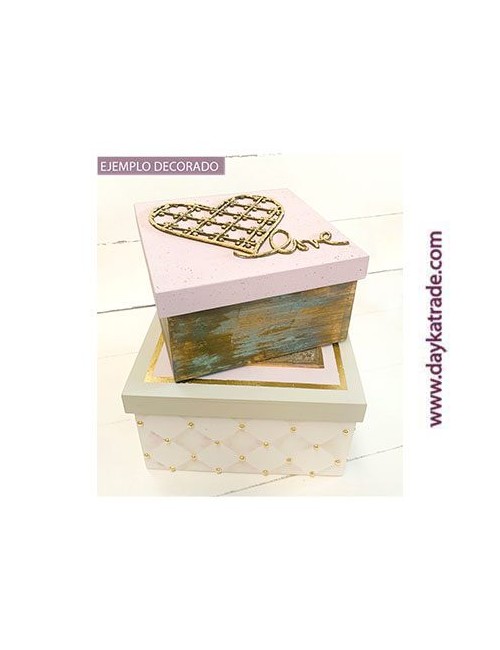 Conjunto cajas cuadradas + cart + pdm