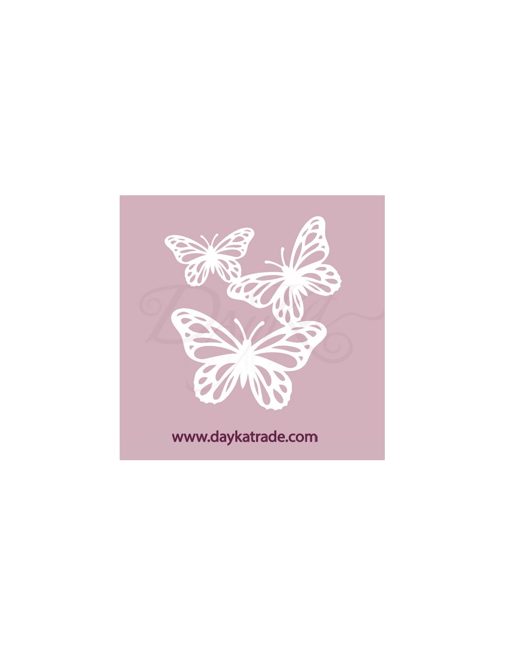 Conjunto mariposas de cartón blanCo