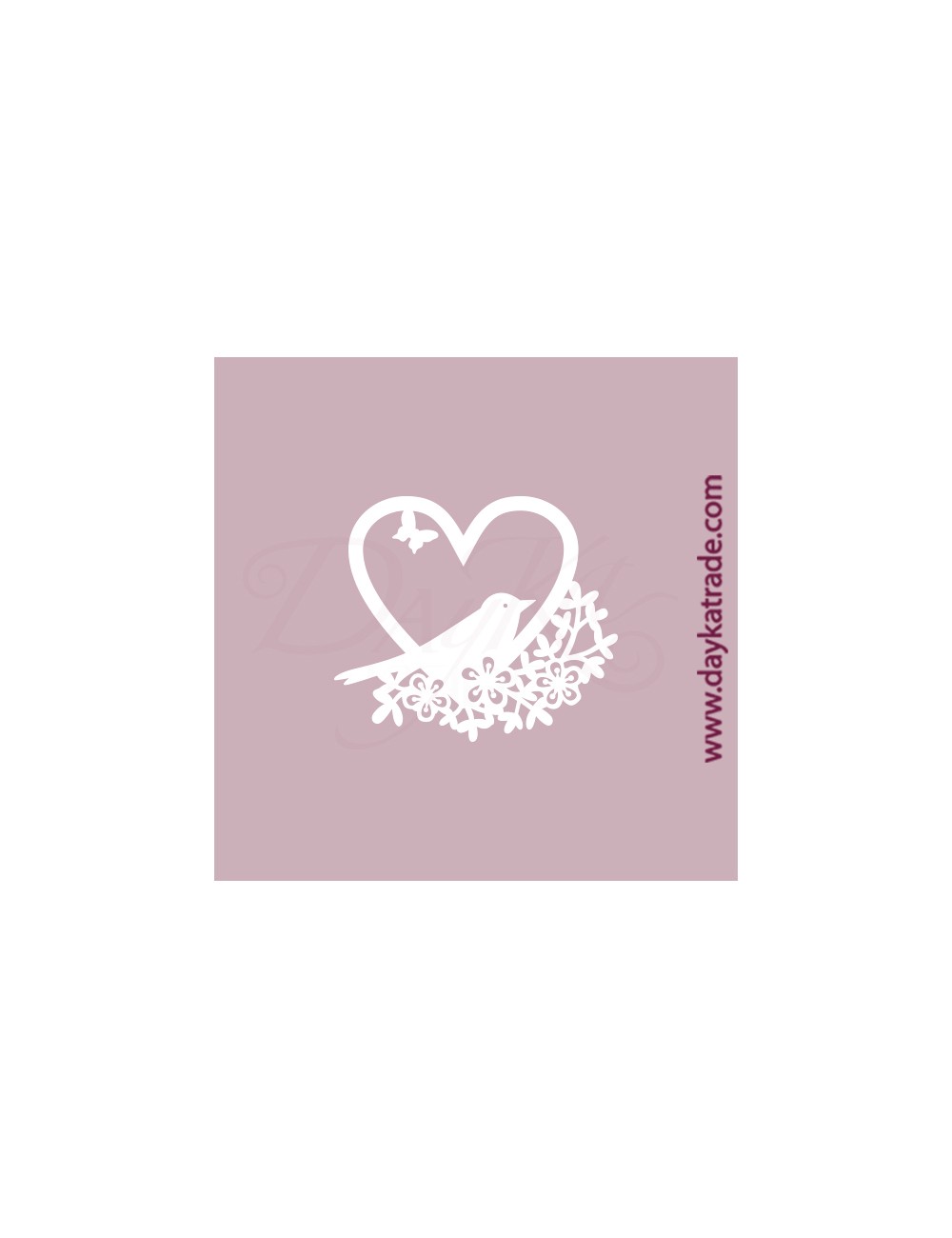 Corazón Con pajarito
