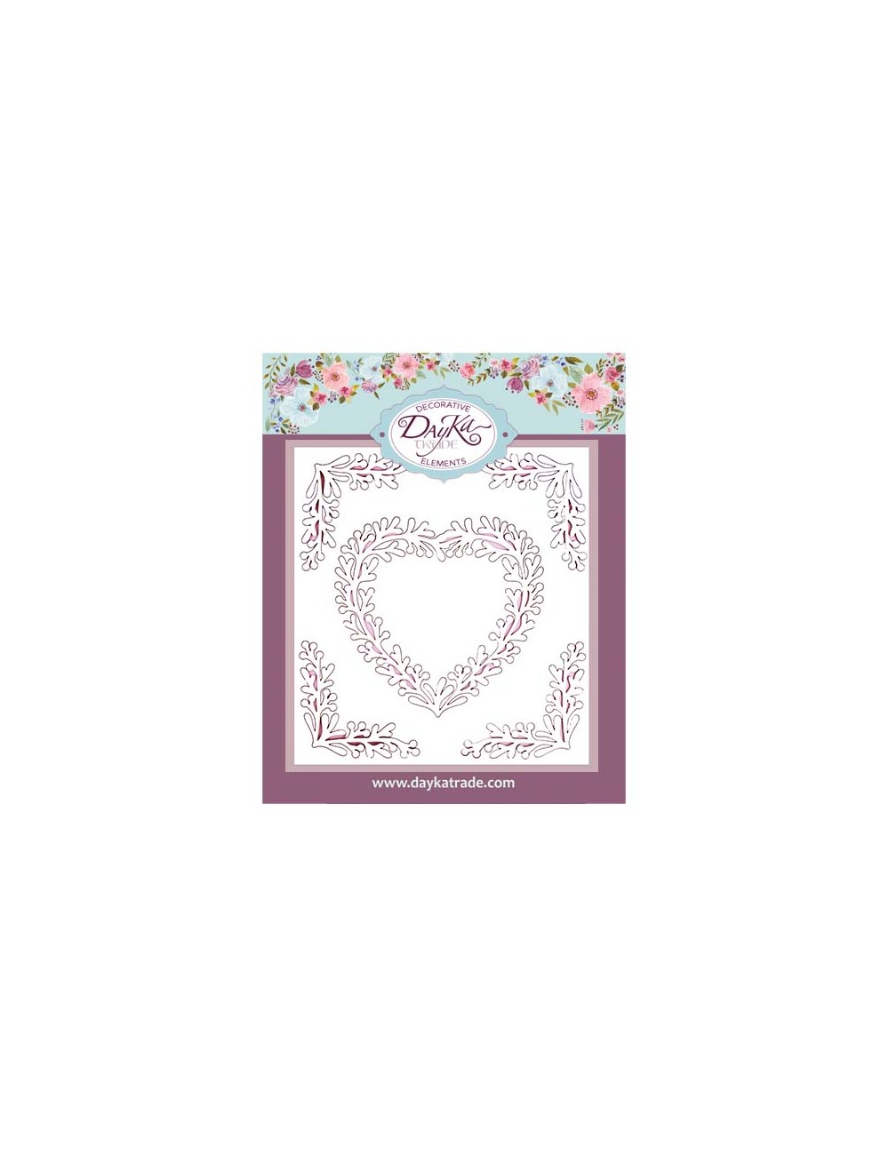 Corazón espigas esquineras