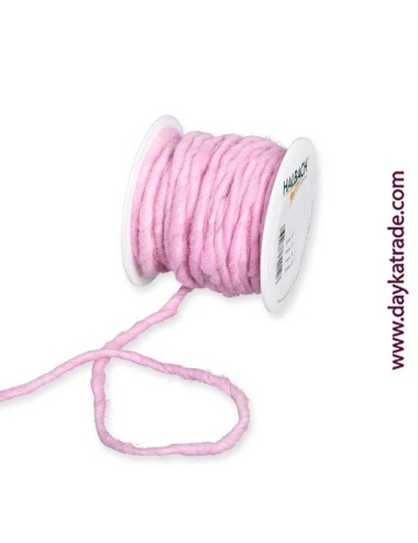 Cordón wool string rosa