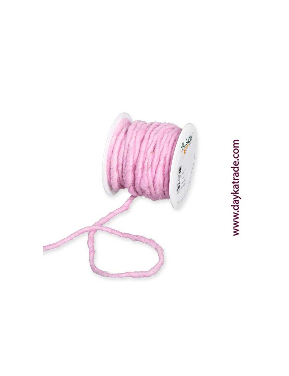 Cordón wool string rosa