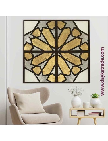 Cuadro mandala lineal