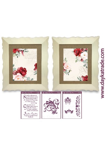 Cuadros peonias rojas