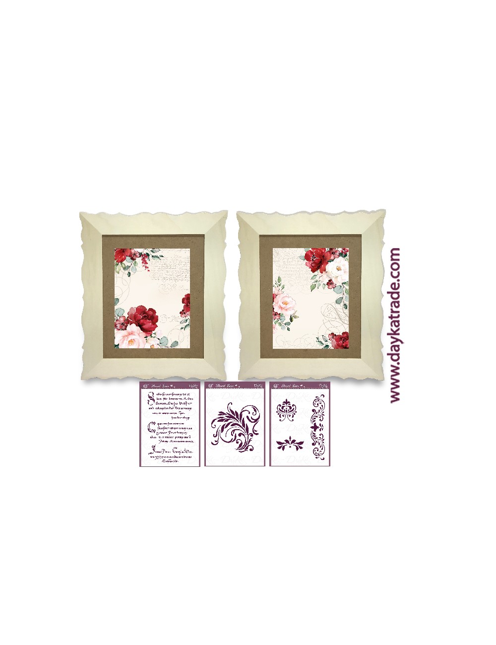 Cuadros peonias rojas
