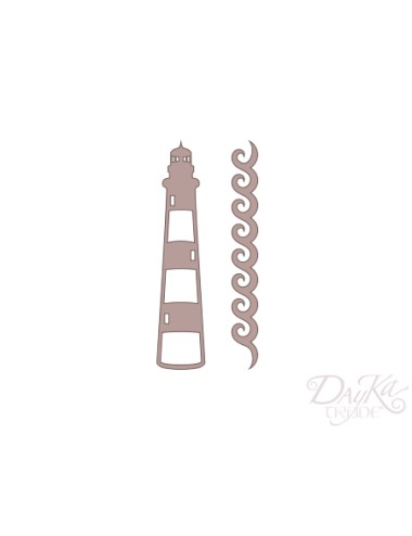 Faro y olas