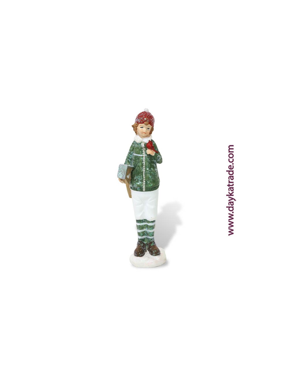 Figura niño con jersey verde