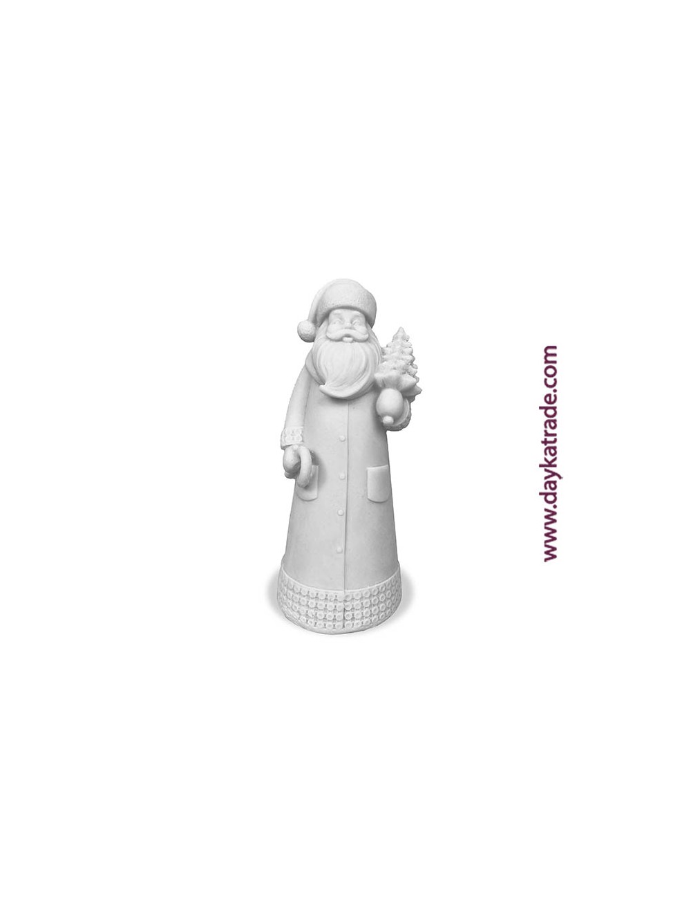 Figura Papá Noel con abeto