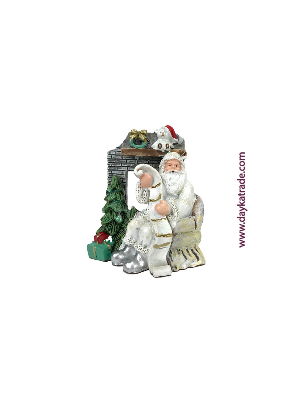 Figura santa  en chimenea